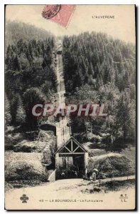 Old Postcard La Bourboule The Funicular