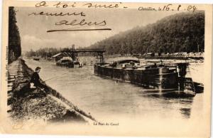 CPA Chevillon - Le Port du Canal (270137)