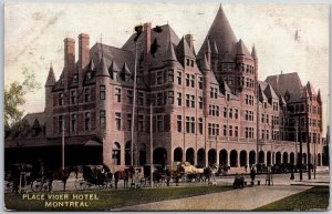 Place Viger Hotel and Railway Station in Montreal Quebec Canada Postcard