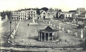 Cartagena Los Martires Promenade Cartagena Columbia Postcard