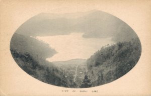 Japan Fujikawaguchiko View of Shōji Lake Vintage Postcard 03.40