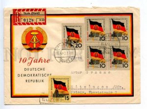 414490 EAST GERMANY GDR 1960 10 years the republic registered Thale Harz 