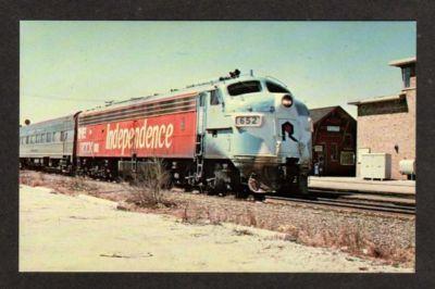 IL Rock Island Pacific RR Train BLUE ISLAND ILLINOIS PC