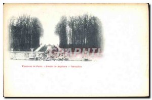 Old Postcard outside Paris Bassin de Neptune Versailles