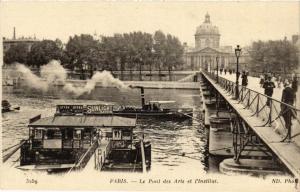 CPA PARIS 6e Le pont des Arts. L'Institut (535525)