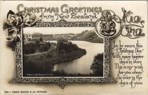 PC NEW ZEALAND, WANGANUI, VIRGINIA LAKE, Vintage REAL PHOTO Postcard (B41671)