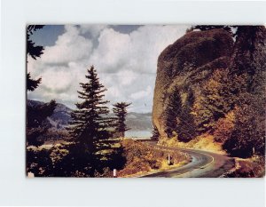 Postcard Shepperds Dell Columbia River Highway Corbett Oregon USA