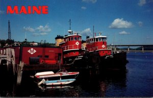 Maine Belfast Penobscot Bay Tug Boats
