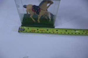 2 Toy Horses Figurines Vintage Collectible