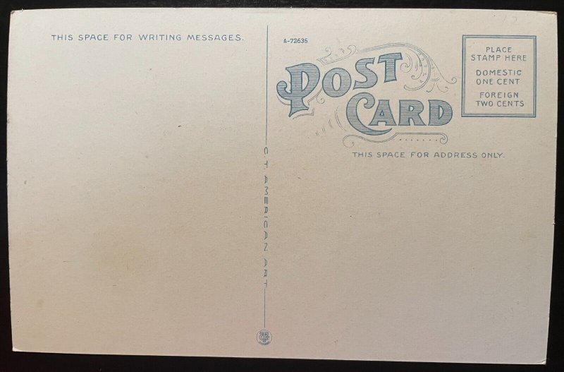 Vintage Postcard 1917 Post Office, Stamford, Connecticut (CT)