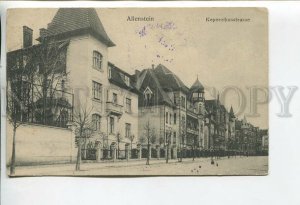 460837 WWI 1915 POLAND Olsztyn Allenstein Copernicus street military field mail