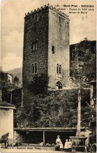 CPA MONT-PILAT - DOIZIEUX - Donjon du XIII s. servant de Mairie (581042)