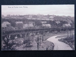 London South Croydon PURLEY View at Foxley Lane c1905 Postcard by R & C