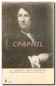 Old Postcard Marseille Museum of Longchamp Pierre Puget French School Portrai...