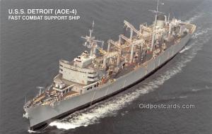 USS Detroit, Fast Combat Support Ship Military Battleship Unused 