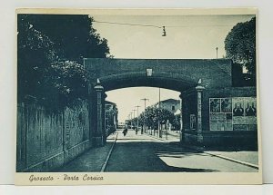 Italy Grosseto Porta Corsica Postcard J9