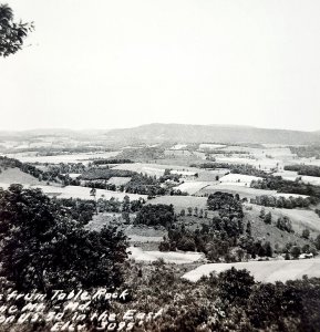 RPPC Maryland Alleghenies From Table Rock 1920s Backbone Mt US RT 50 PCBG6E