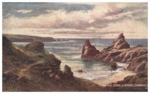 LIZARD CORNWALL UK KYNANCE COVE TUCK OILETTE #7176 PICTURESQUE POSTCARD c1910 