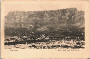 South Africa Cape Town Table Mountain Panorama Vintage Postcard 04.15