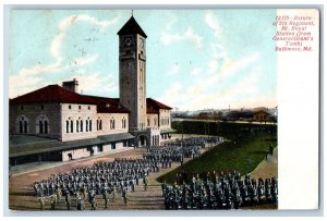 Baltimore Maryland Postcard Return Regiment Mt. Royal Station Grant Tomb c1908