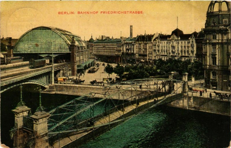 CPA AK Berlin- Bahnhof Friedrichstrasse GERMANY (905069)