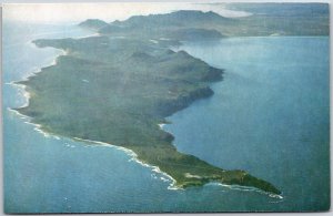 Looking North Cape Peninsula Panoramic View of The Island Postcard