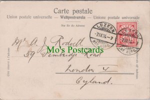 Genealogy Postcard - Rodwell?, 59 Pembridge Road, London, England  GL1466