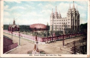 Postcard UT Salt Lake City - Temple Square