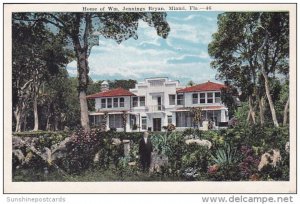 Florida Miami Home Of Wm Jennings Bryan