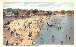 Bathing at Fisherman's Beach in Swampscott, Massachusetts