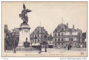 La Place De La Gare, Chaumont, (Haute Marne), France, 1910-1920s