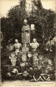 CPA Landevennec - Abbaye de Landevennec - Statues (1033192)