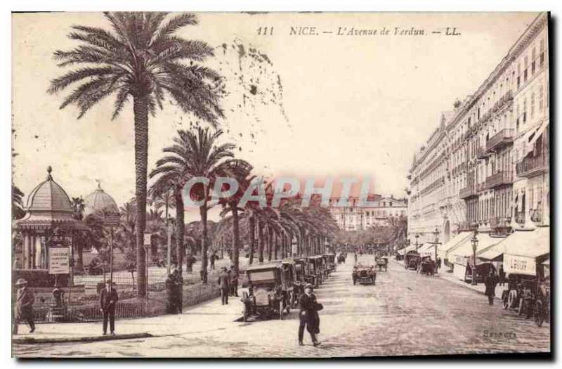 CPA Nice l'Avenue de Verdun 
