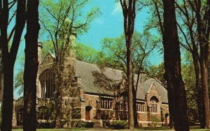 Postcard The Chapel Bates College Lewiston Maine ME Eastern Illustrating Company