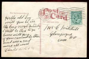 dc1924 - HUMOR Postcard 1911 Embossed Dental Office. Dr. Pullem