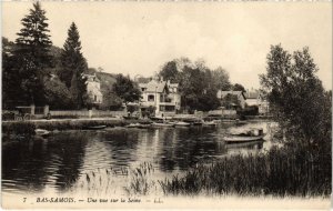 CPA Samois Une vue sur la Seine FRANCE (1300916)