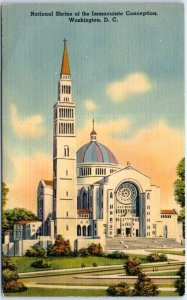 Postcard - National Shrine of the Immaculate Conception - Washington, D. C.