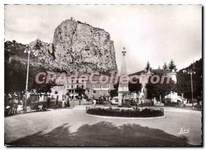 Old Postcard B A Place Castellane and the rock