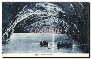 Postcard Old Italy Italia Capri Grotta Azzura