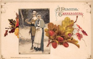 Artist Samuel Schmucker Vintage Thanksgiving Postcard