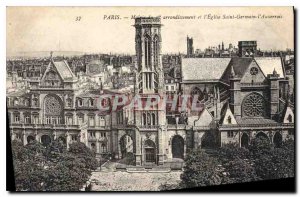 Old Postcard Paris Mayor of the 1st district and the Church of Saint Germain ...