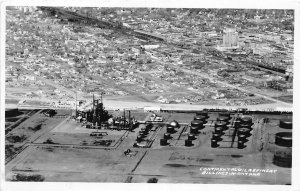 J33/ Billings Montana RPPC Postcard c1950s Continental Oil Refinery  201