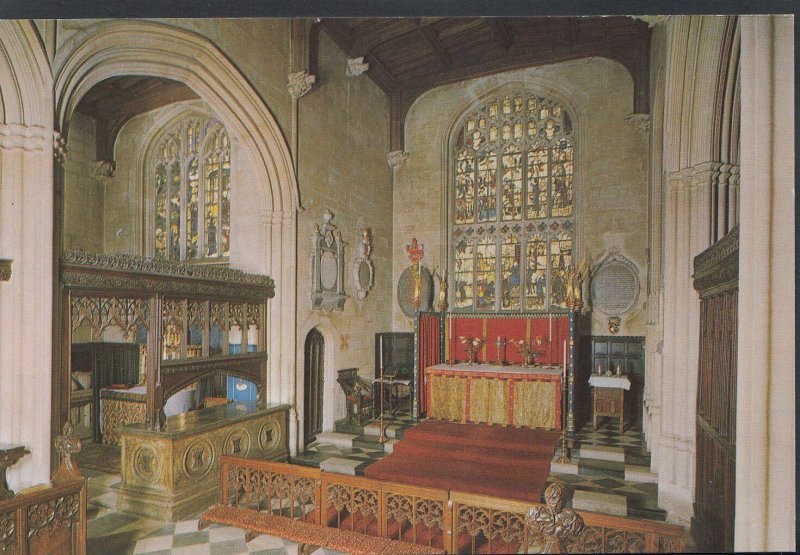 Gloucestershire Postcard - The Chancel, St Mary's Church, Fairford  D14