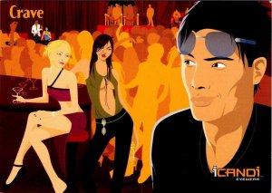 Advertising  ICANDI EYEWEAR Glasses & Sunglasses ARTIST'S MODELS 4X6 Postcard