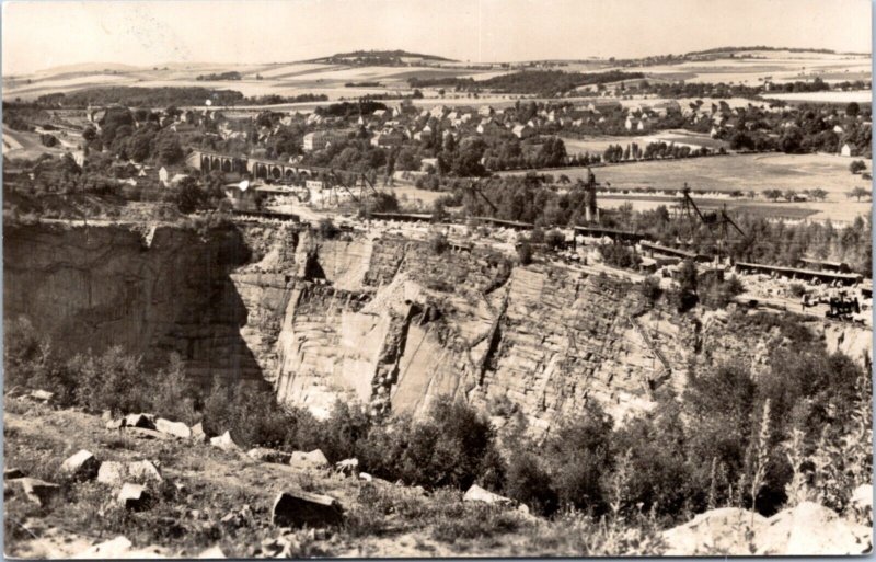 Postcard Germany Demitz-Thumitz - View from Monastery Hill