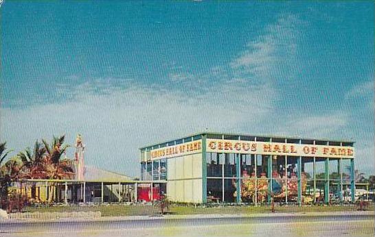 Florida Sarasota Circus Hall Of Fame Entrance Building