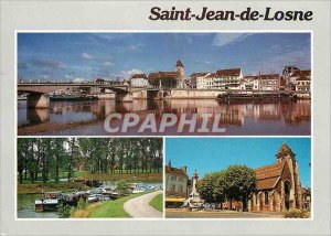 Modern Postcard Saint Jean de Losne Charter Peniche