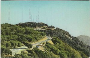 Vintage Union 76 postcard, Mt. Wilson, California 