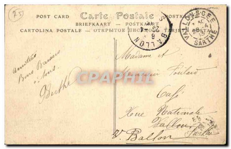 Paris Old Postcard The funicular Sacre Coeur