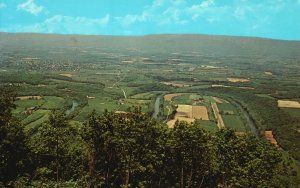 Postcard Famous Seven Bends Of Shenandoah River From Massanutten Mountains VA